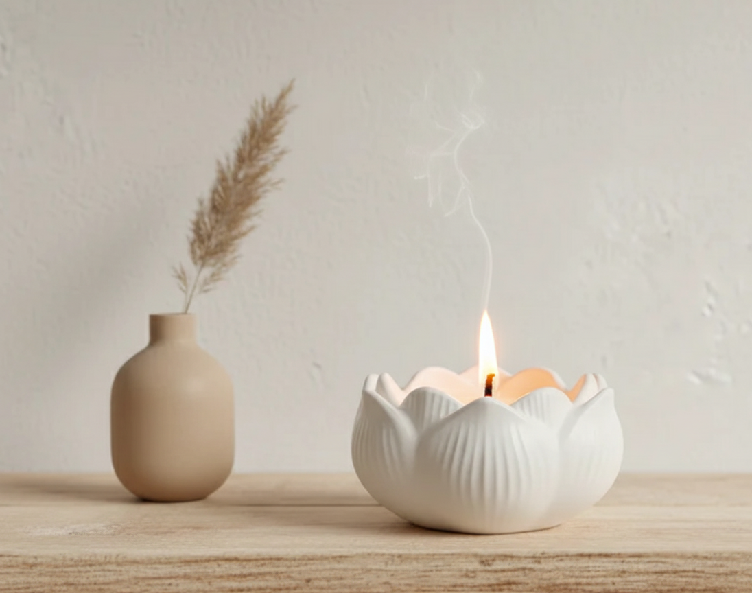 Lotus Jar Candle