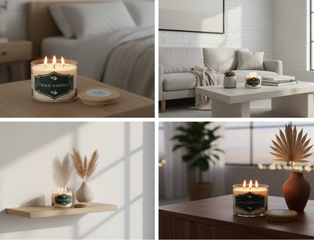 Three wick Jar Candle